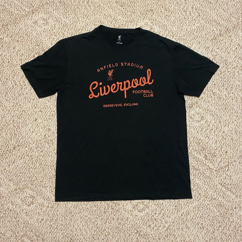 Liverpool FC Black T-shirt